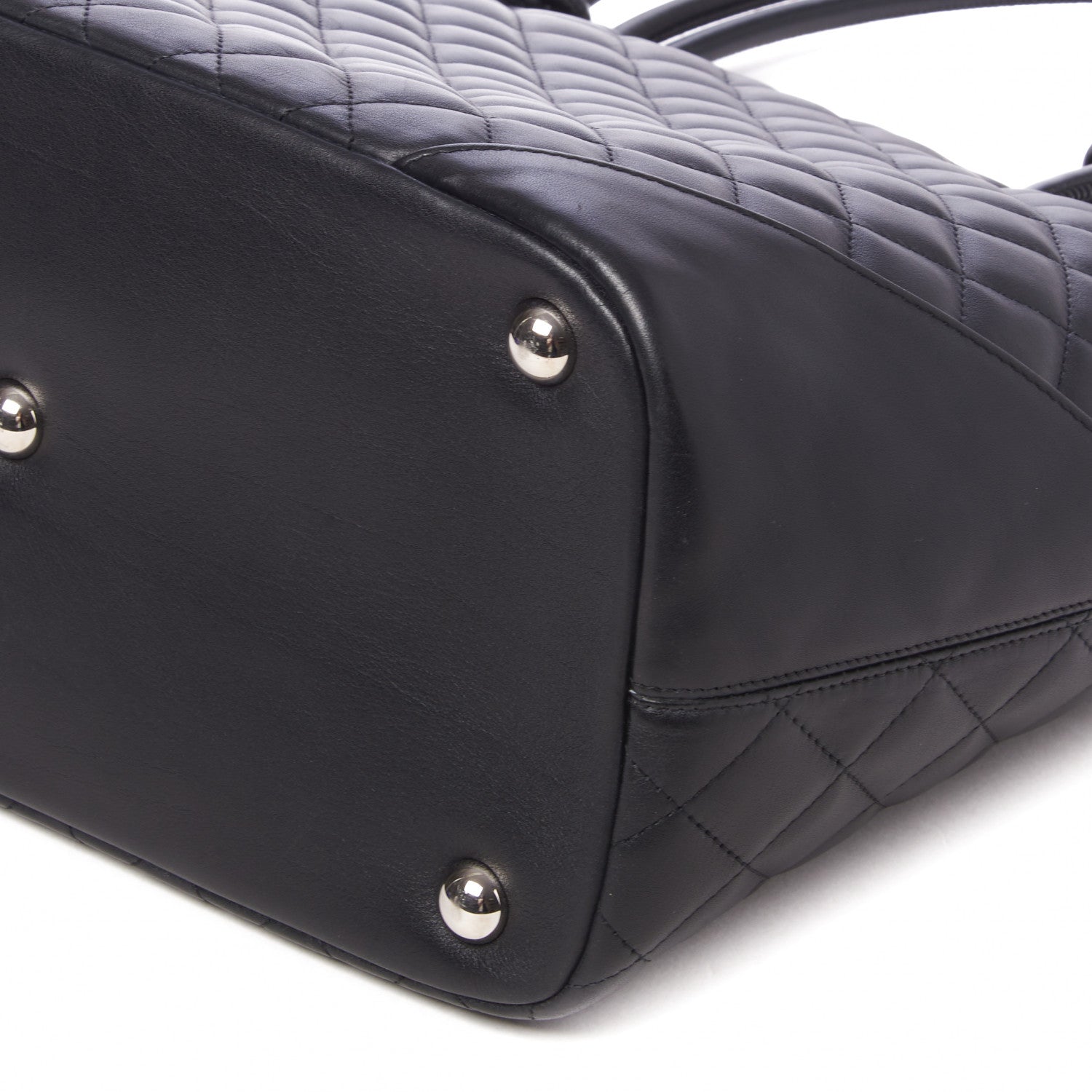 Chanel Calfskin Quilted Large Cambon Tote Black 4 of 9
