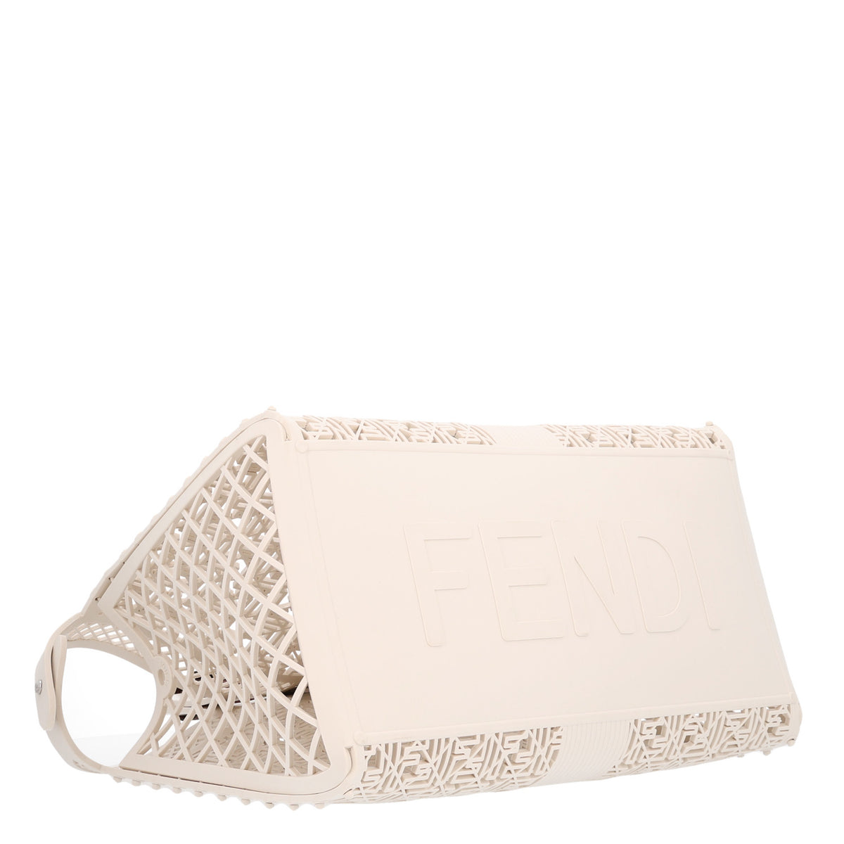 Recycled Plastic Basket Forty8 Satchel White