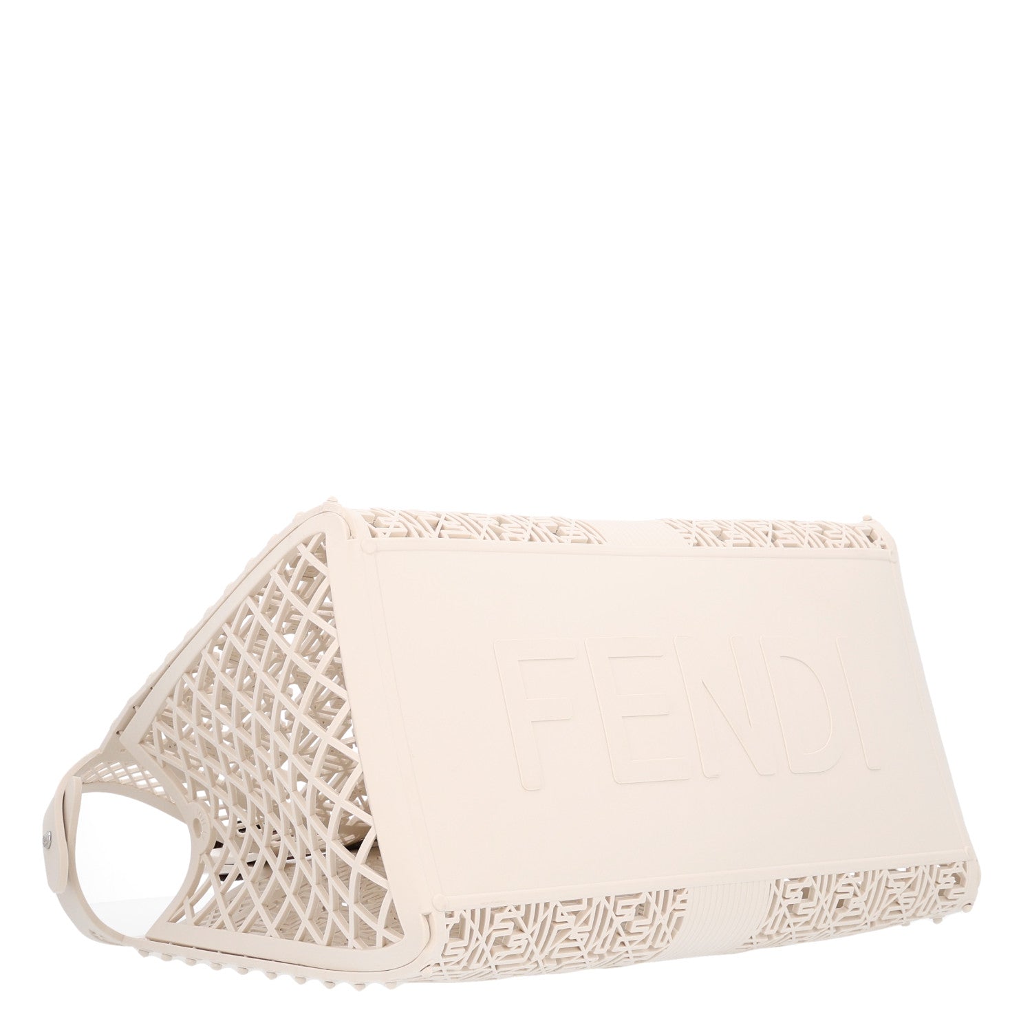Fendi Recycled Plastic Basket Forty8 Satchel White 4 of 10