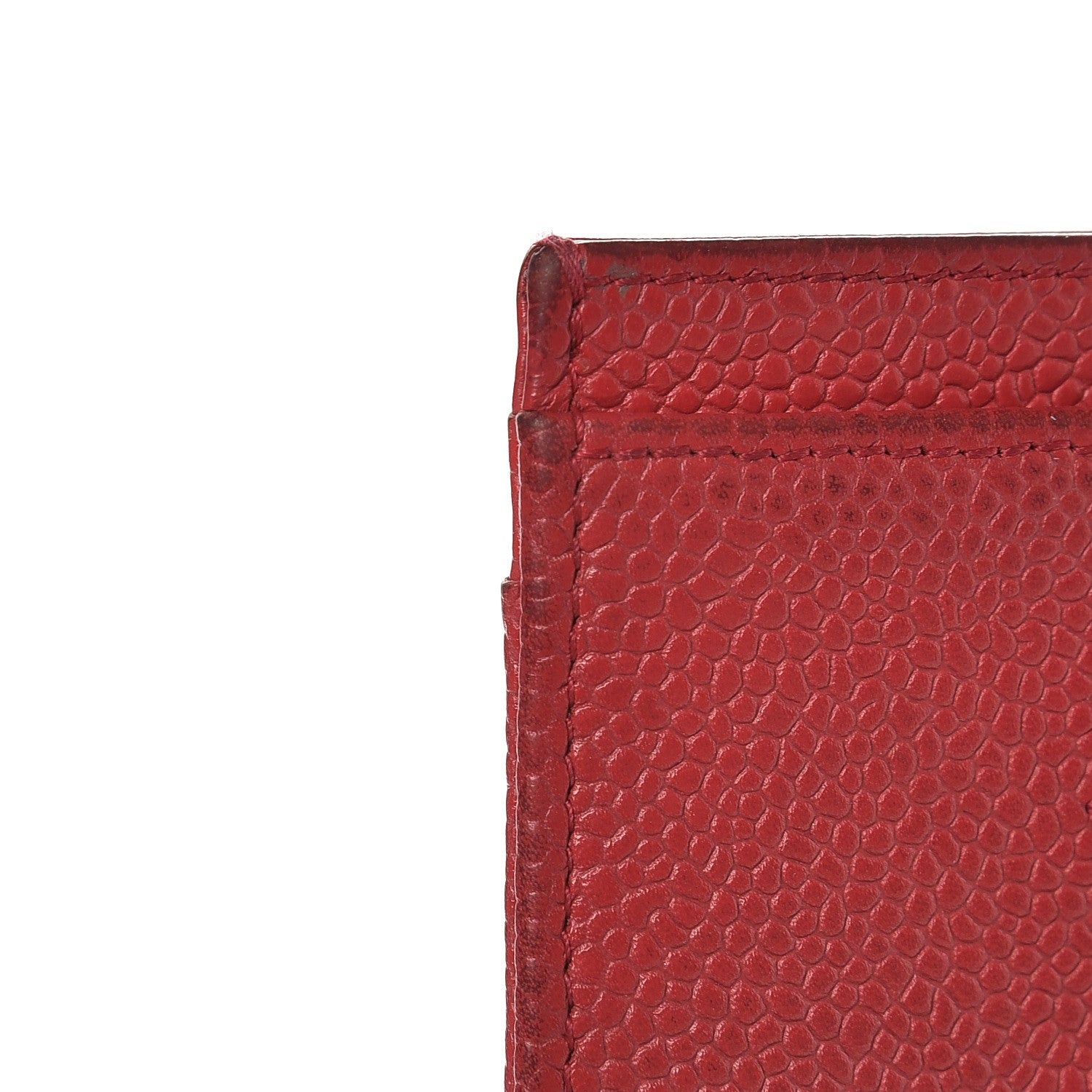 Chanel Caviar Timeless CC Card Holder Dark Pink 10 of 12