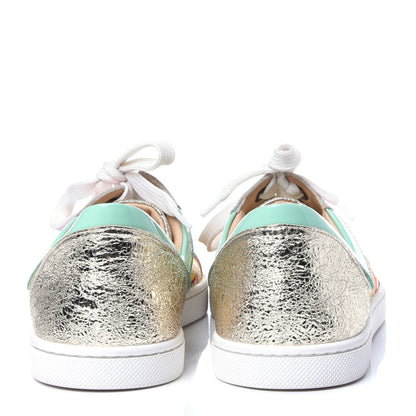 Christian Louboutin Calfskin Patent Seava Sneakers 37 Multi 6 of 14