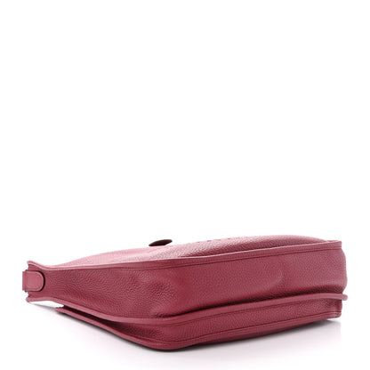 Hermes Taurillon Clemence Evelyne III PM Rubis 4 of 12