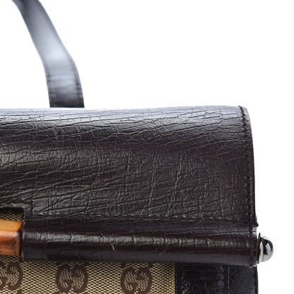 Gucci Monogram Bamboo Bullet Bag Dark Brown 12 of 22