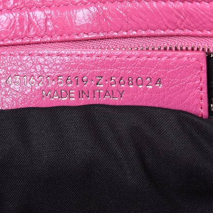 Balenciaga Agneau Classic Silver Hardware S City Rose Flamingo 7 of 11