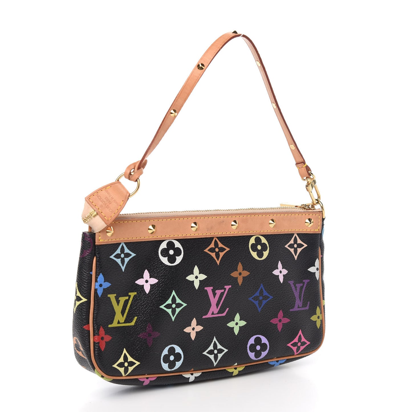 Monogram Multicolor Pochette Accessories Black