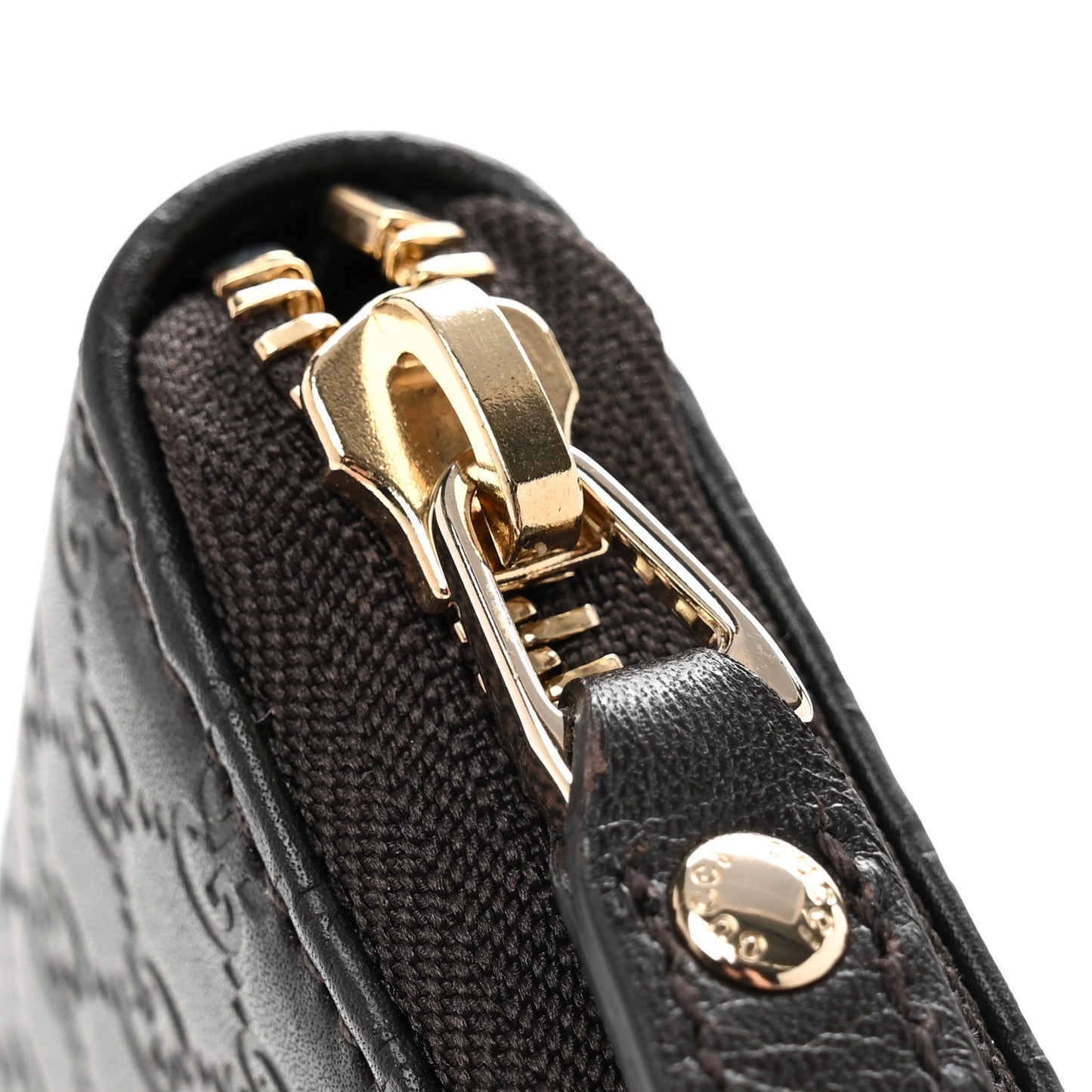 Microguccissima Zip Around Wallet Testa di Moro