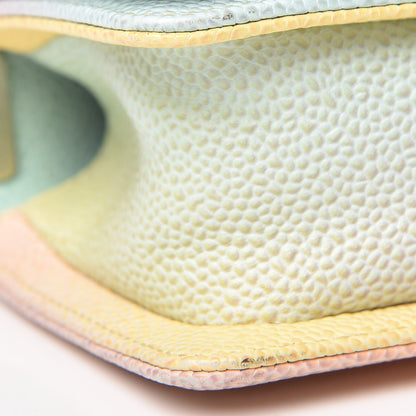 Chanel Caviar Quilted Mini Cuba Rainbow Boy Flap Pink Multicolor 9 of 11