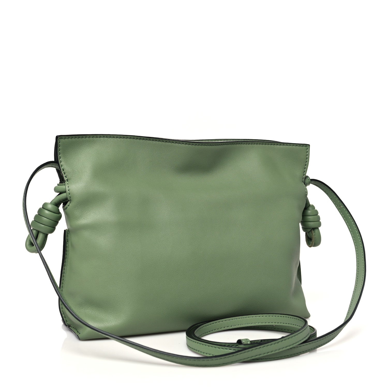 Loewe Calfskin Mini Flamenco Knot Clutch Rosemary 3 of 10