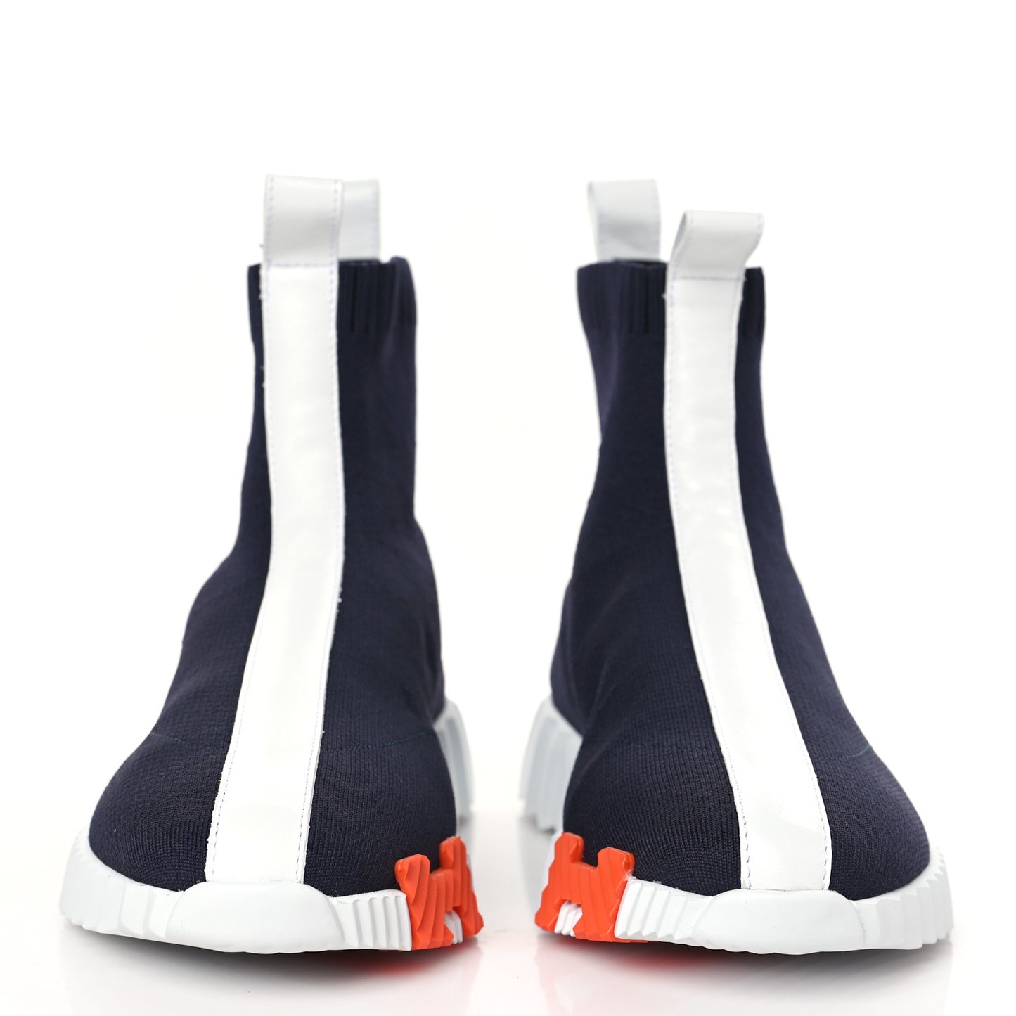 Technical Canvas Goatskin Fun Sneakers 39 Marine White