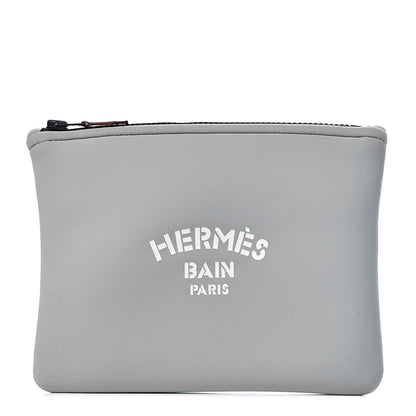 Hermes Neoprene Neobain Small Case Acier 1 of 6