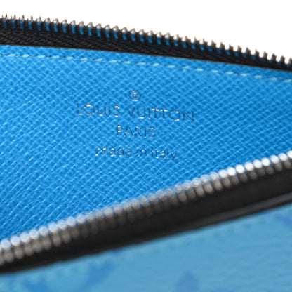 Louis Vuitton Taigarama Coin Card Holder Blue Lagoon 6 of 7