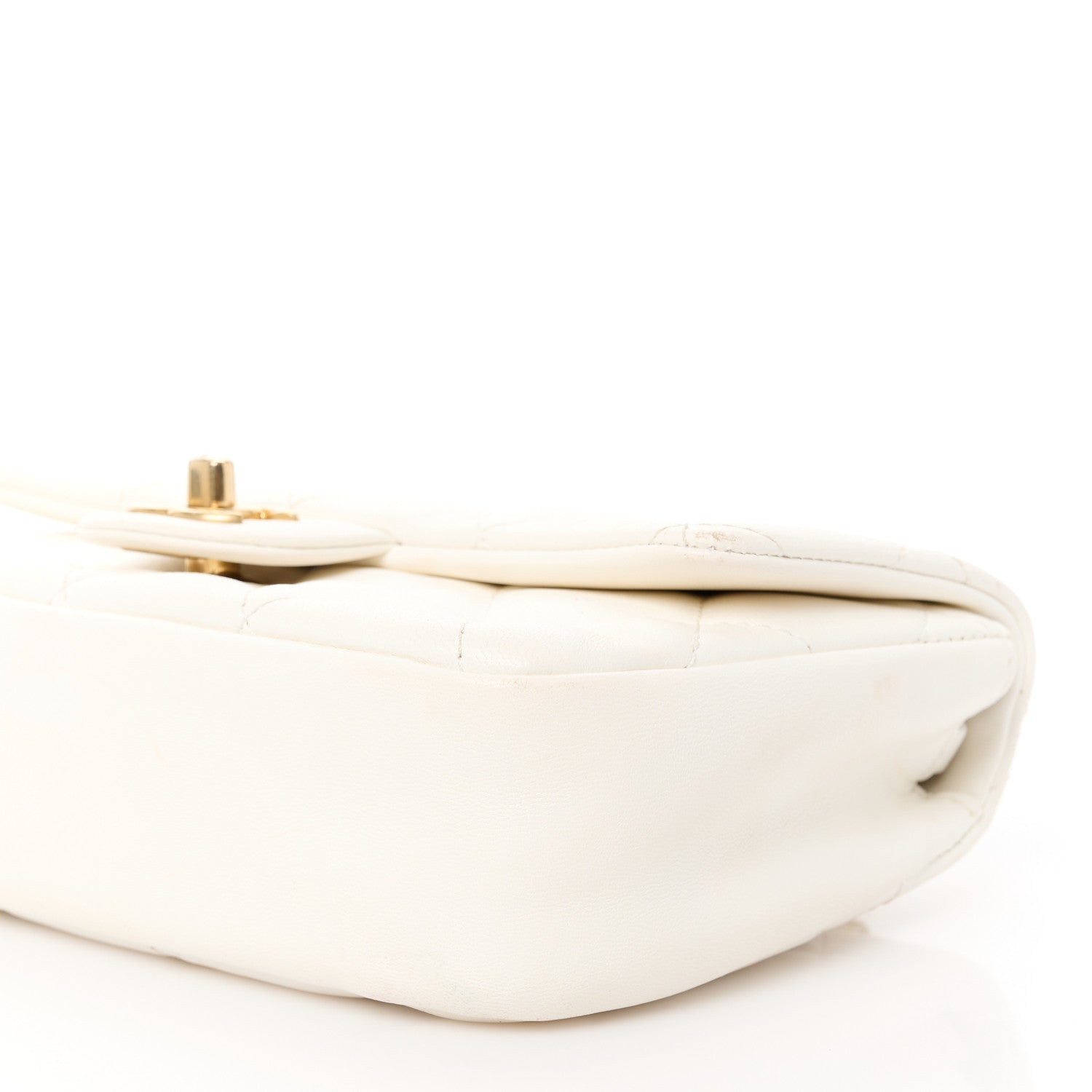 Chanel Lambskin Quilted Mini Heart Charms Flap White 11 of 11