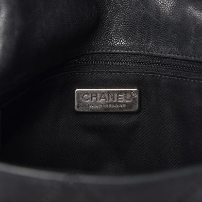 Chanel Caviar Quilted CC Single Flap Black 6 of 13