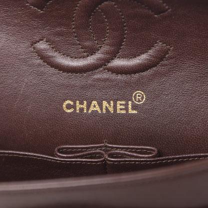 Chanel Lambskin Quilted Small Double Flap Brown 6 of 16
