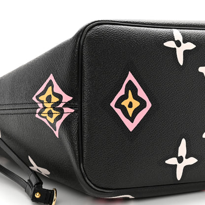 Louis Vuitton Monogram Giant Wild at Heart Neverfull MM Black 8 of 11