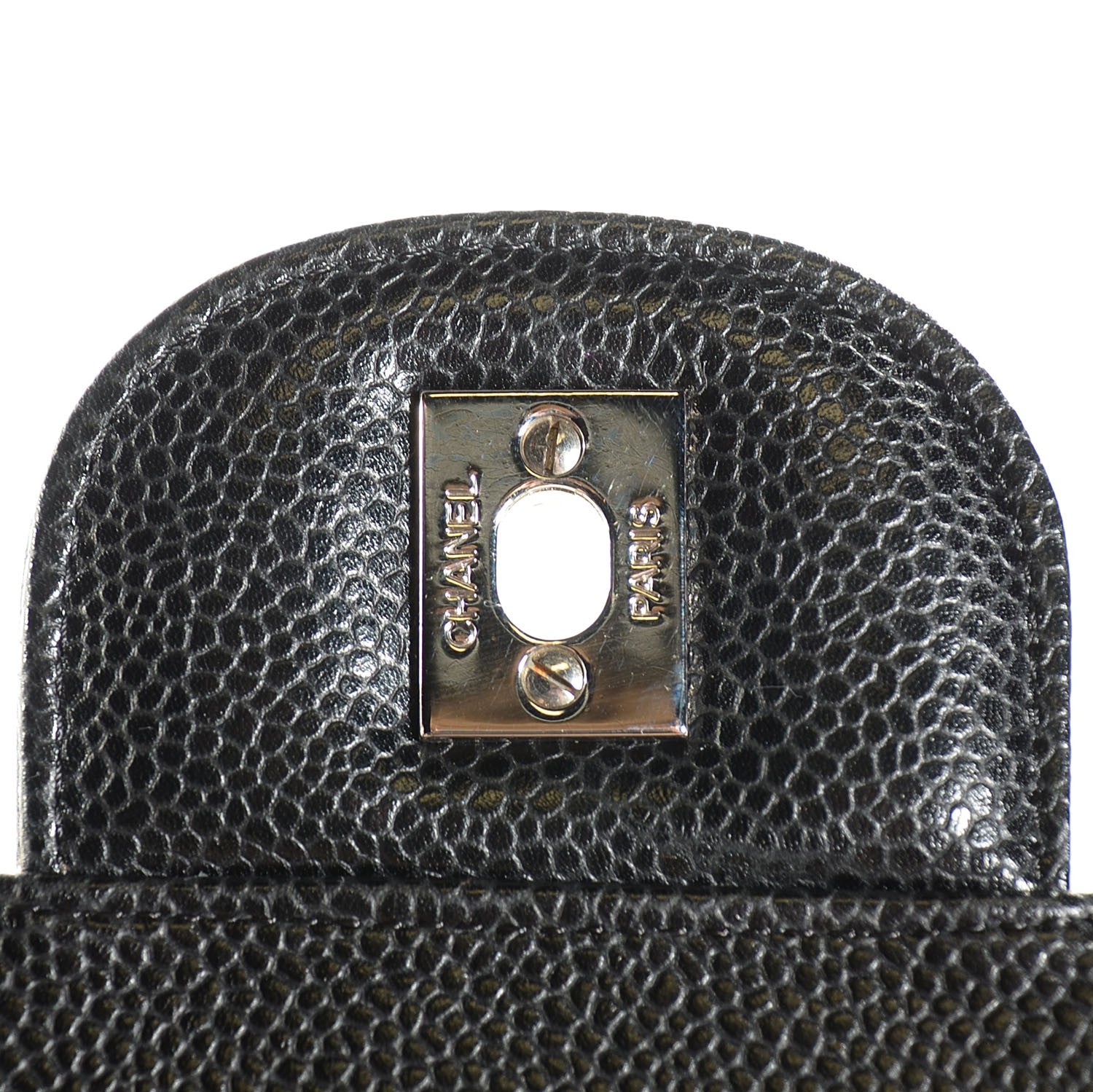 Chanel Caviar Quilted Jumbo Single Flap Black 8 of 8