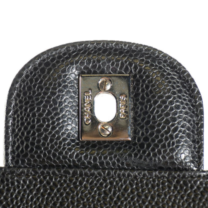 Chanel Caviar Quilted Jumbo Single Flap Black 8 of 8