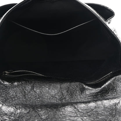 Saint Laurent Crinkled Calfskin Matelasse Monogram Medium Niki Chain Satchel Black 5 of 12