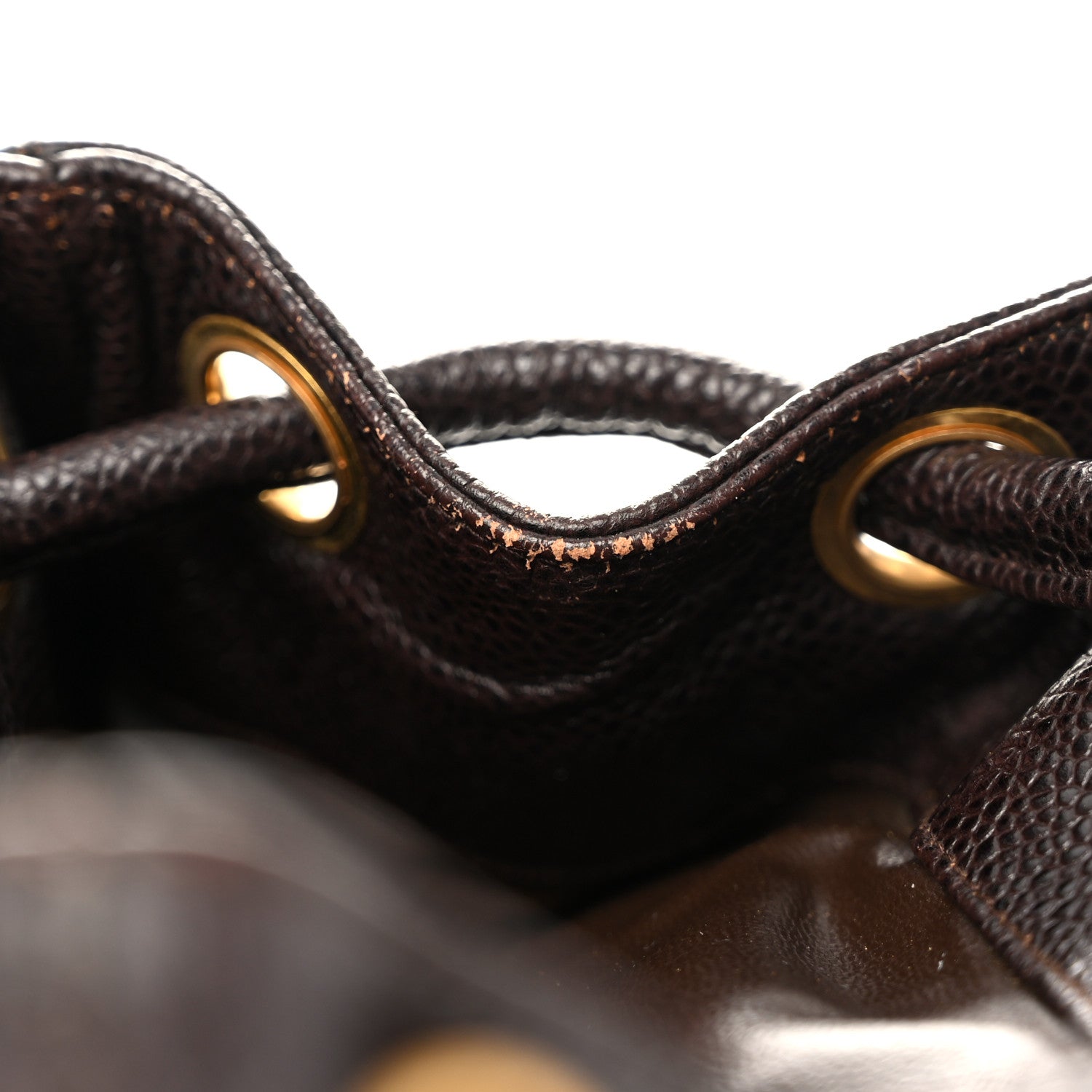 Chanel Caviar Quilted CC Backpack Brown 12 of 14