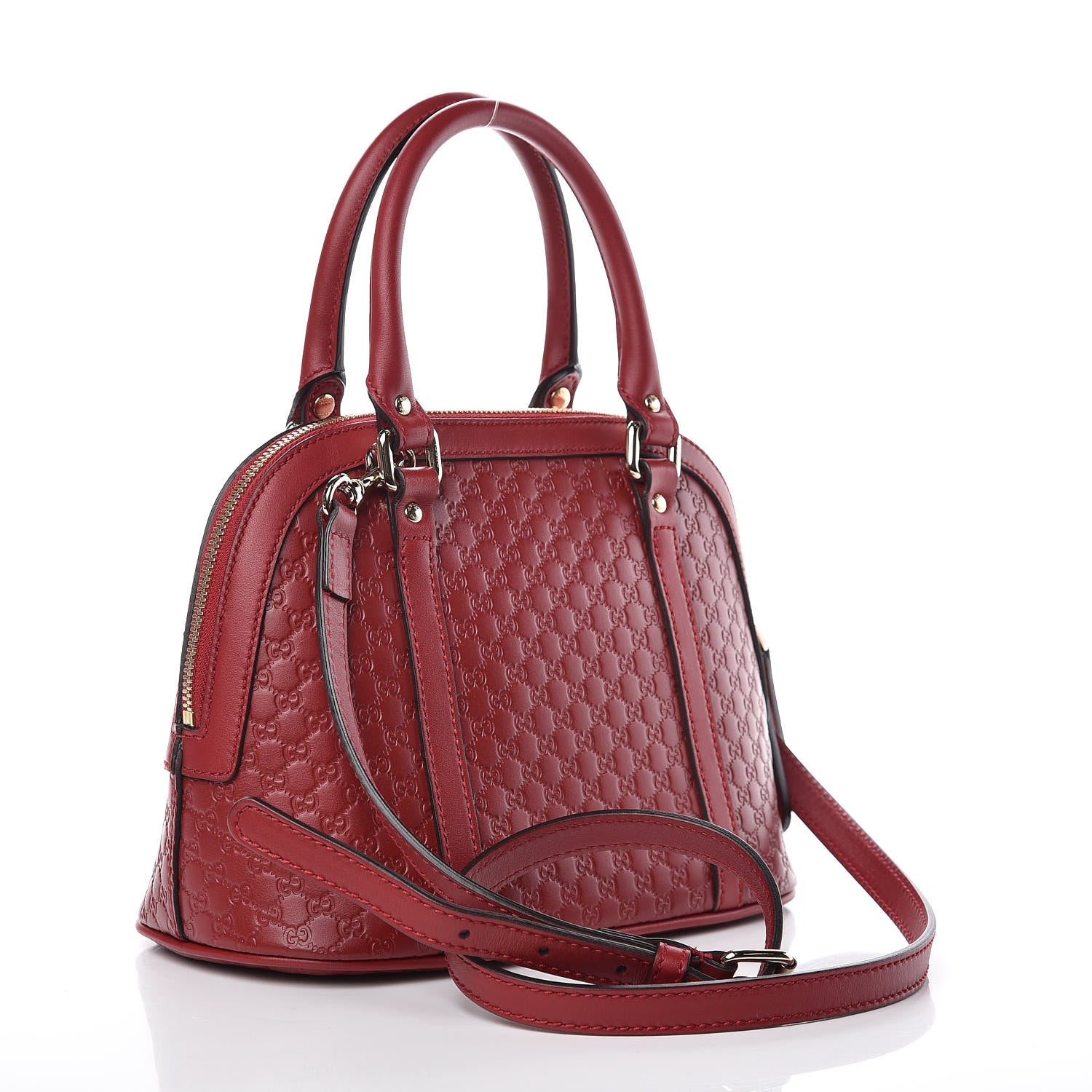 Gucci Soft Microguccissima Mini Dome Bag Rosso 3 of 9