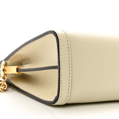 Gucci Textured Calfskin Web Small Ophidia Chain Shoulder Bag Mystic White 10 of 12