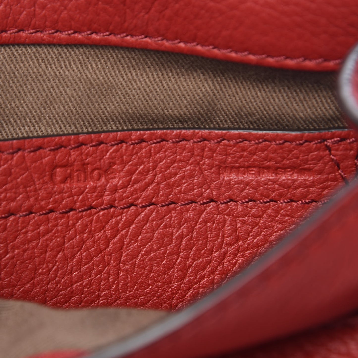 Calfskin Mini Marcie Round Crossbody Bag Dahlia Red