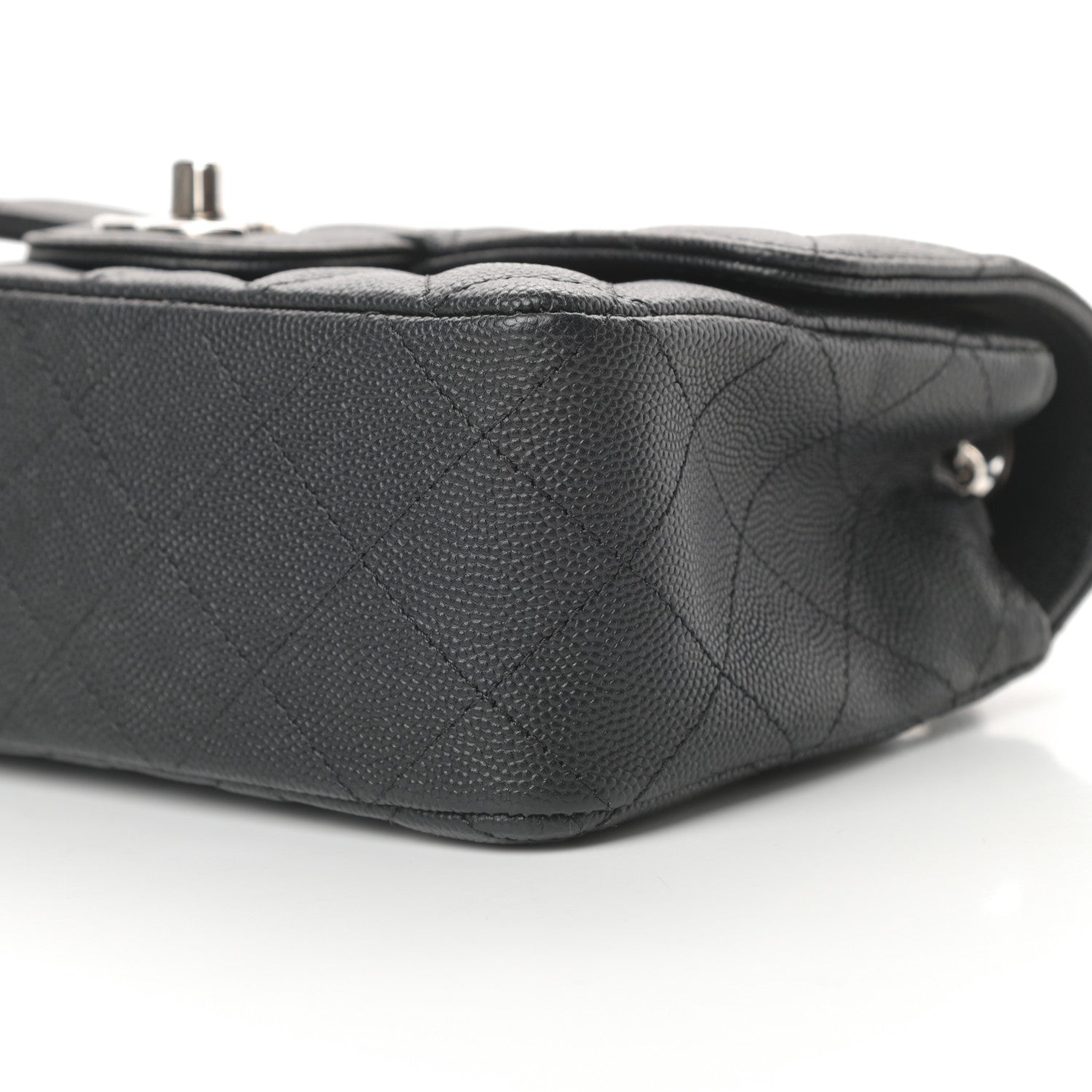 Chanel Caviar Quilted Mini Rectangular Flap Black 10 of 13
