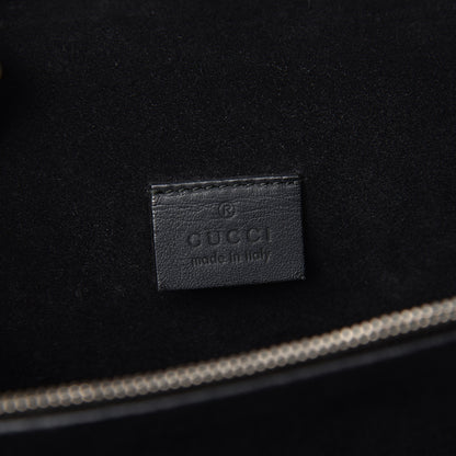 Gucci GG Supreme Monogram Medium Dionysus Shoulder Bag Black 7 of 16
