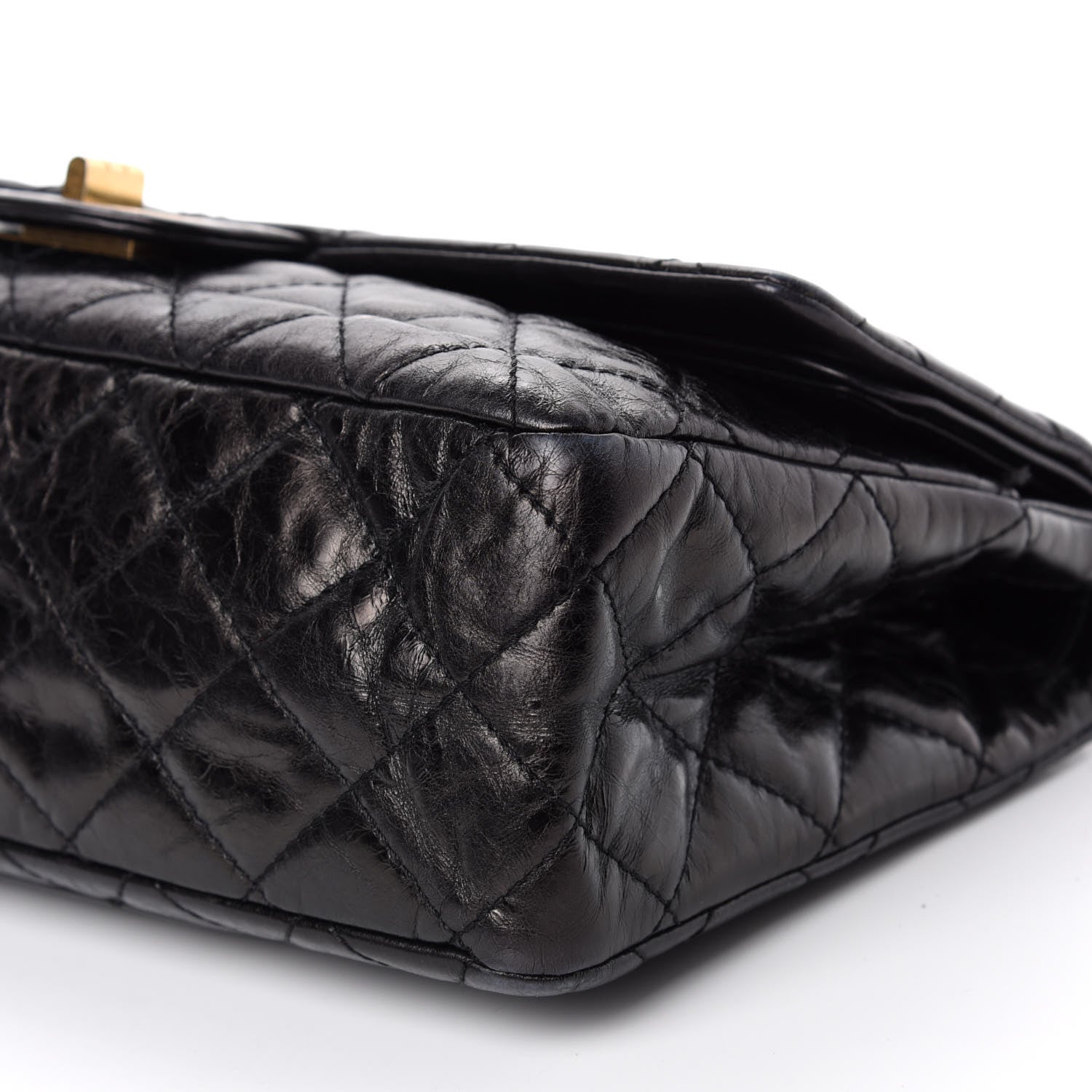 Chanel Aged Calfskin Quilted 2.55 Reissue 226 Flap Black 8 of 13