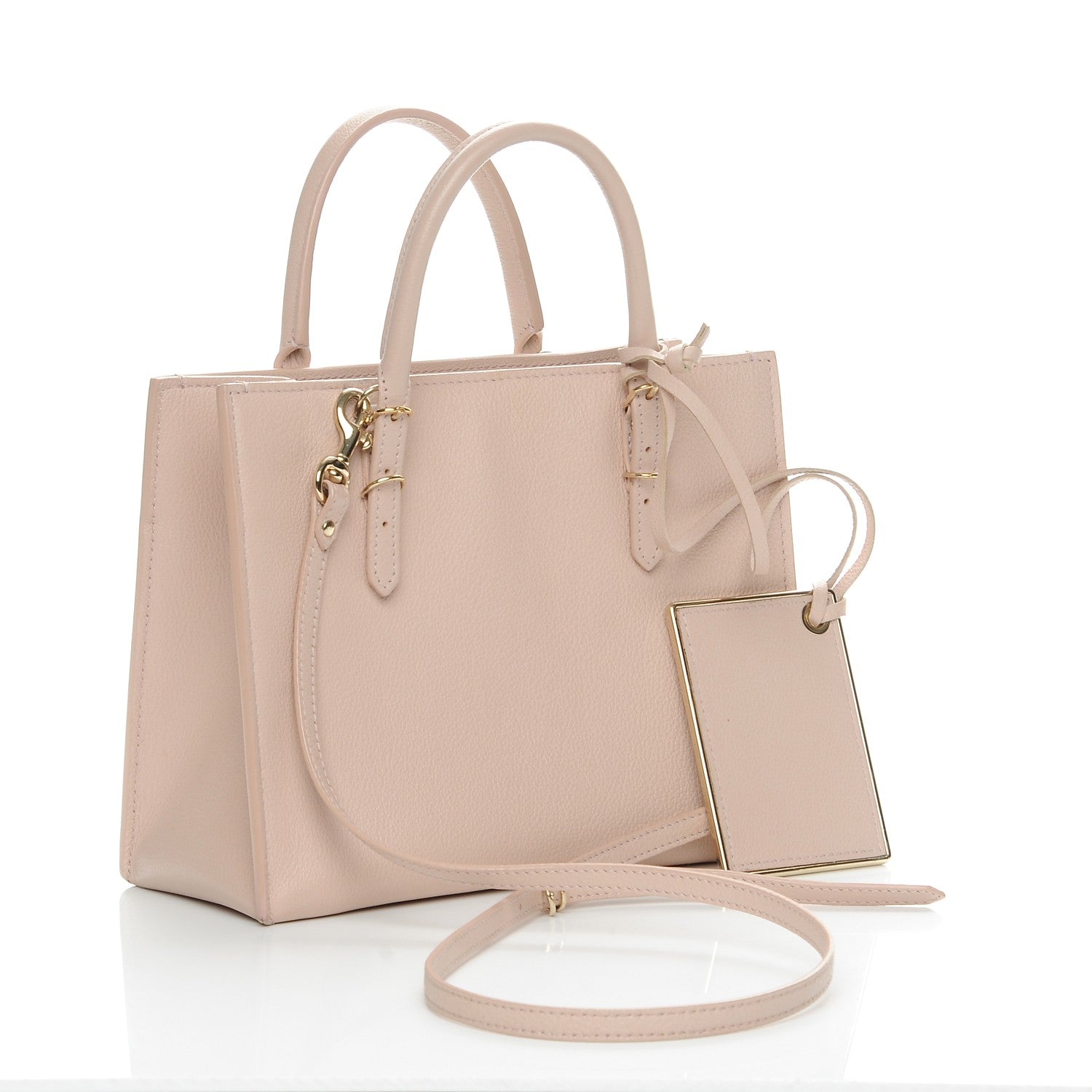Balenciaga Grained Calfskin Gold Metallic Edge Hardware Papier Mini A4 Tote 4 of 10