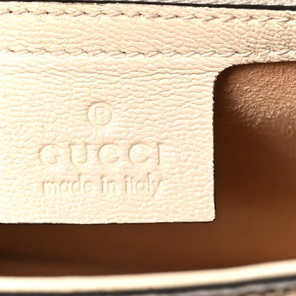 Gucci GG Supreme Monogram Calfskin Small Padlock Messenger Shoulder Bag Beige Mystic White Sun Oil 6 of 10