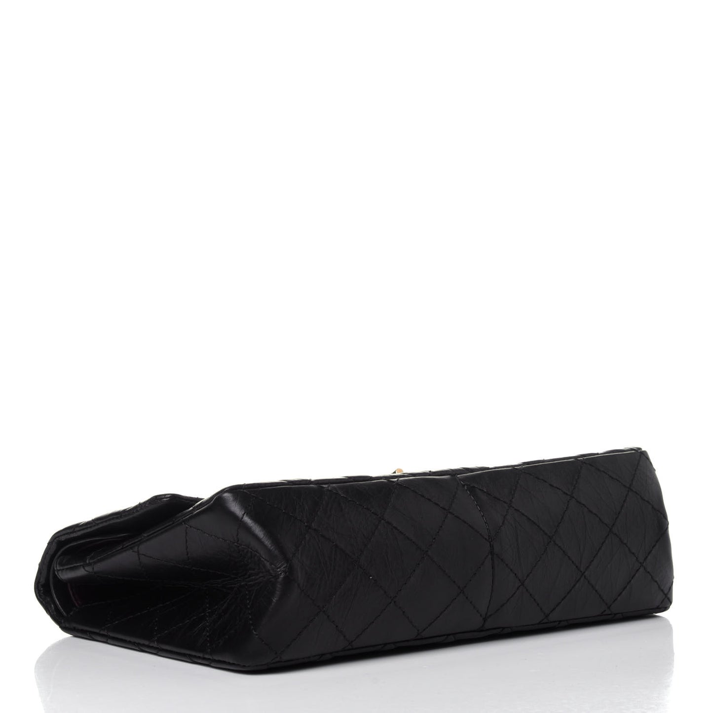 Aged Calfskin Quilted 2.55 Reissue 226 Flap Black