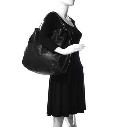 Saint Laurent Sheepskin Large Roady Hobo Black 2 of 9