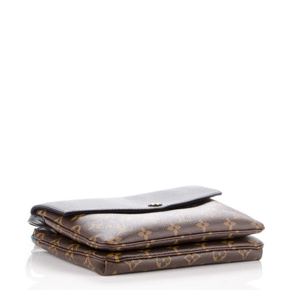 Louis Vuitton Monogram Twice Pochette Black 4 of 7