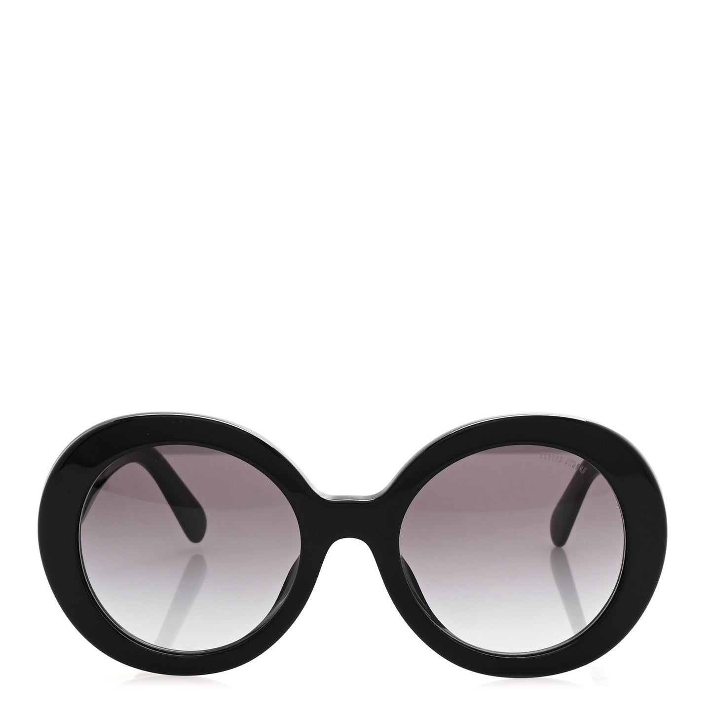 Acetate Round Sunglasses SMU 11Y Black
