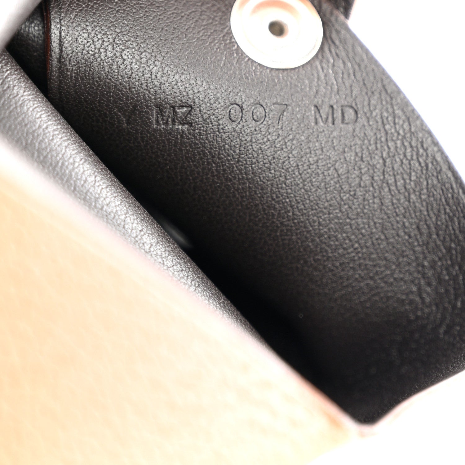Hermes Evercolor Calvi Verso Card Case Gold Black 7 of 8