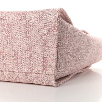 Chanel Lurex Boucle Deauville Medium Tote Pink 9 of 10