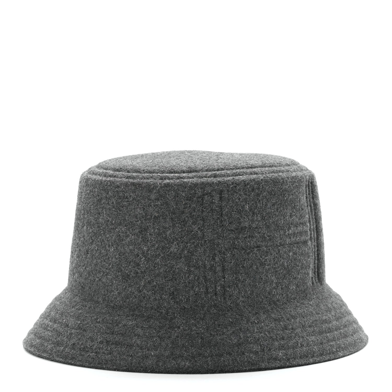 Hermes Rabbit Felt Dylan Hat 55 Charbon 1 of 8