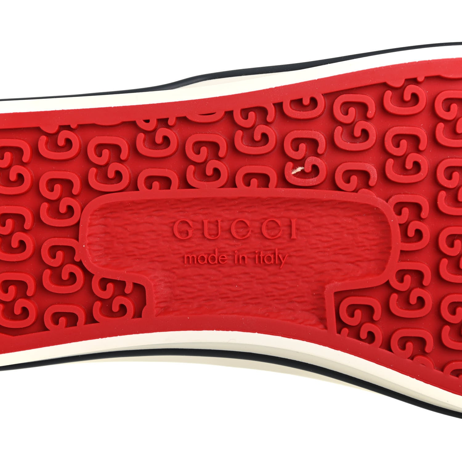 Gucci GG Monogram Web Womens 1977 Tennis Sneakers 38 Beige Ebony Mystic White 6 of 7