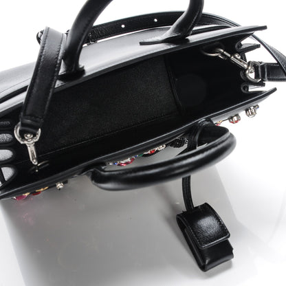 Saint Laurent Calfskin Crystal Embellished Nano Sac de Jour Black 5 of 7