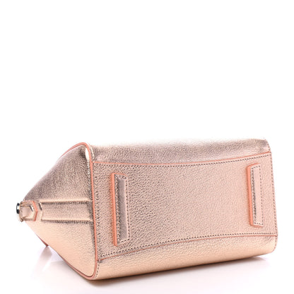 Givenchy Metallic Sugar Goatskin Mini Antigona Light Pink 3 of 4