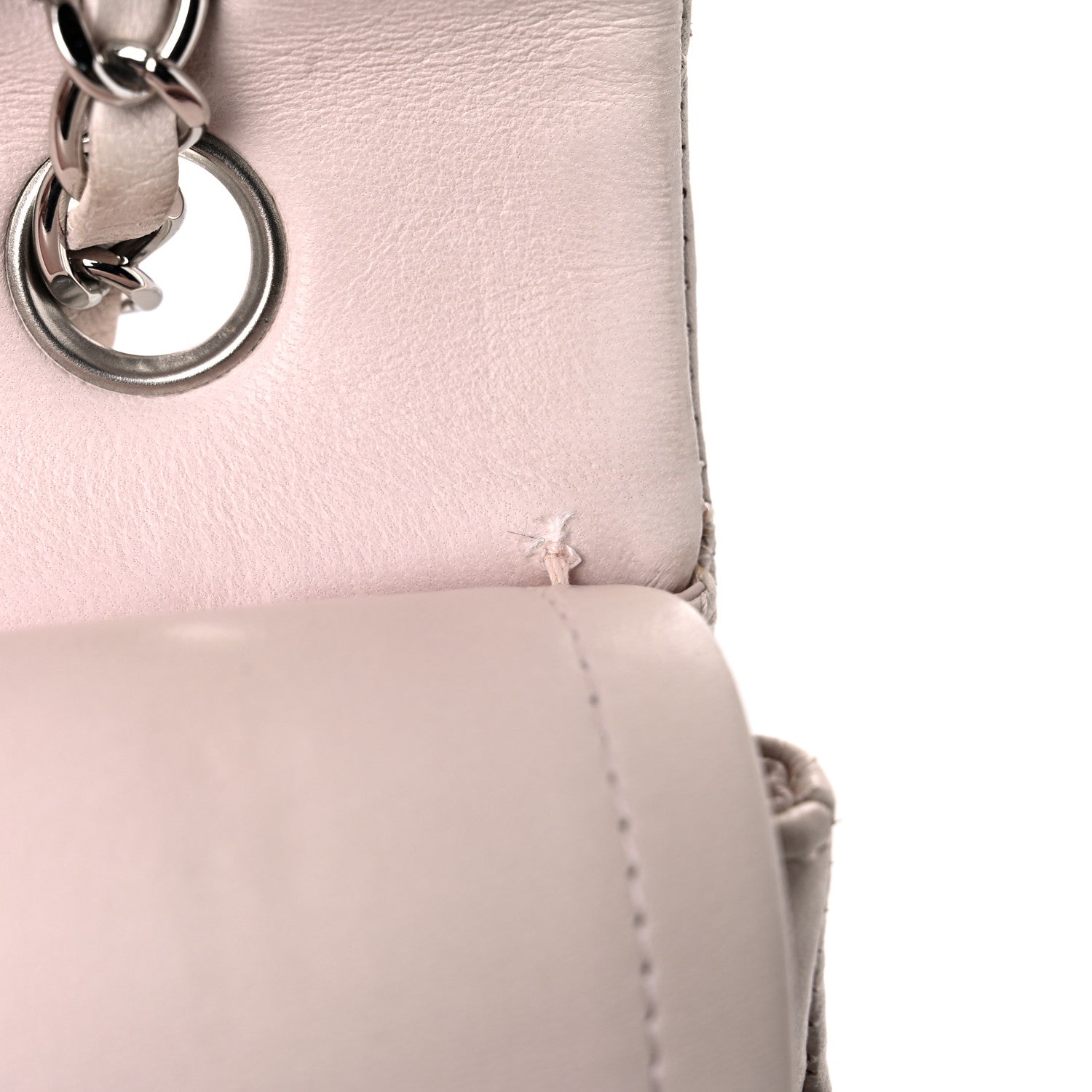 Chanel Lambskin Quilted Medium Double Flap Light Pink 13 of 26
