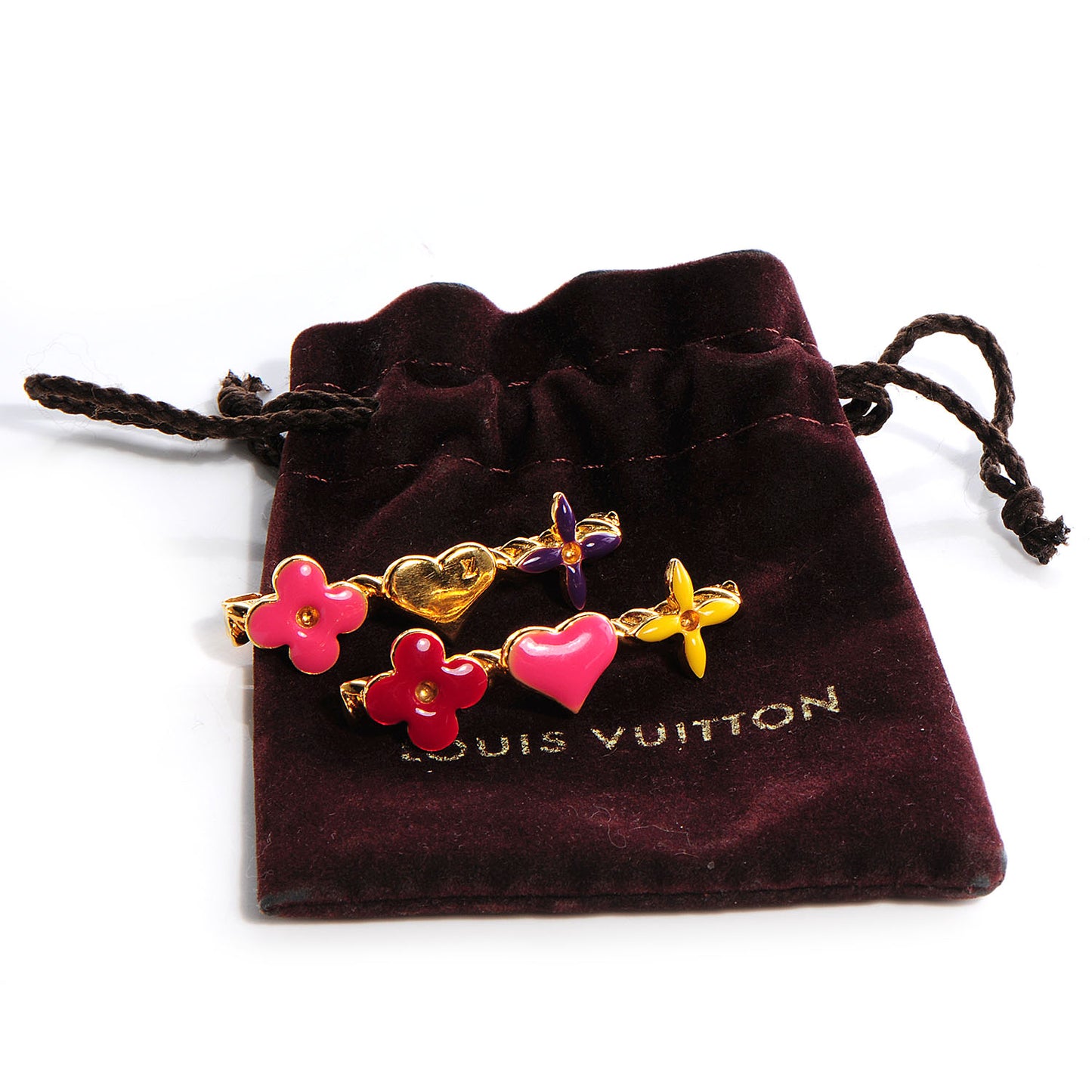 Sweet Monogram Hair Clips