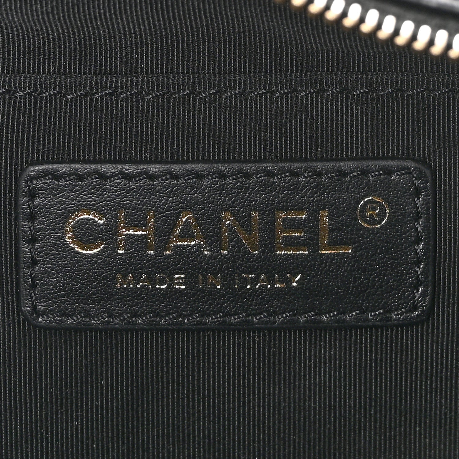Chanel Calfskin Stitched Enamel CC Camera Case Bag Black 6 of 10