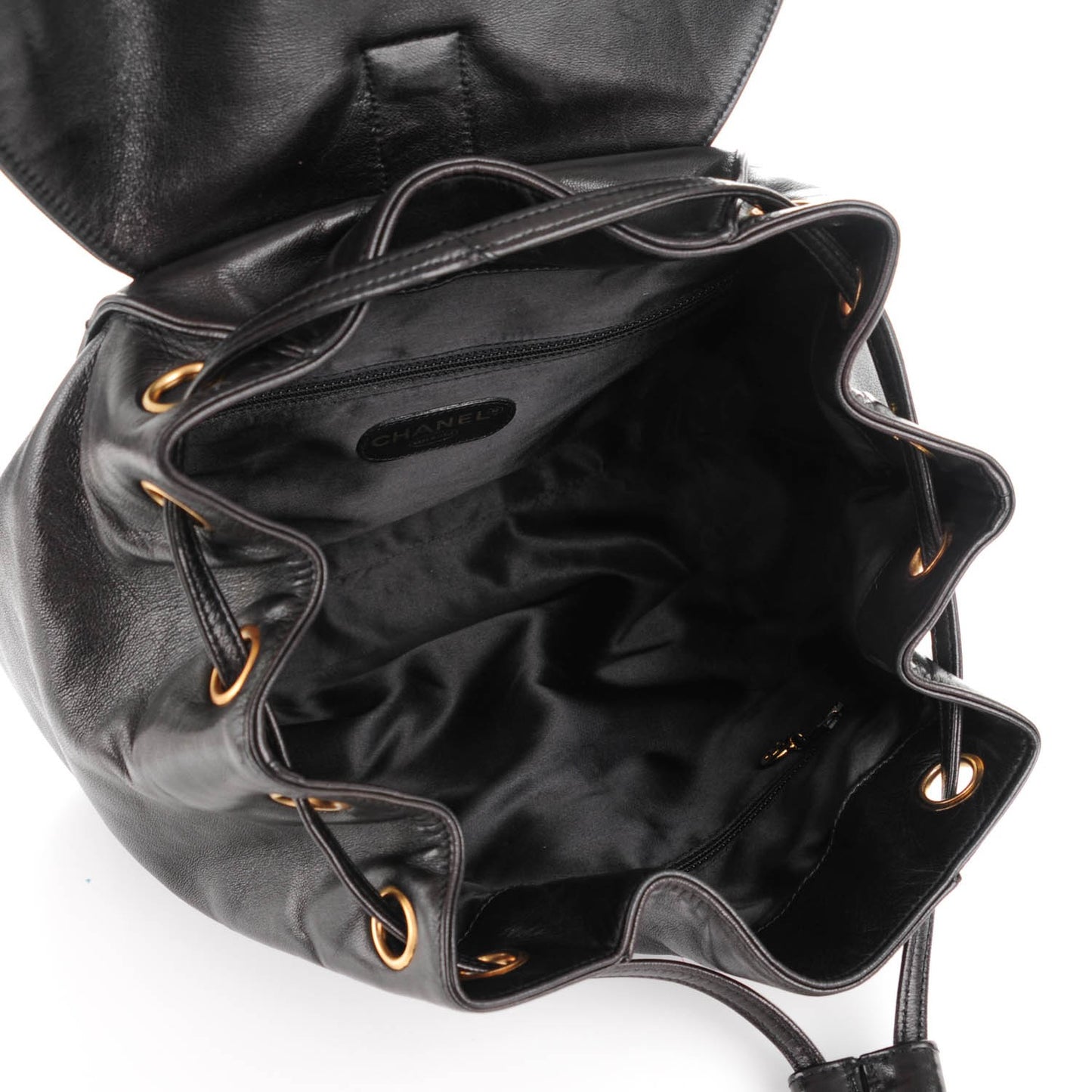 Lambskin CC Backpack Black