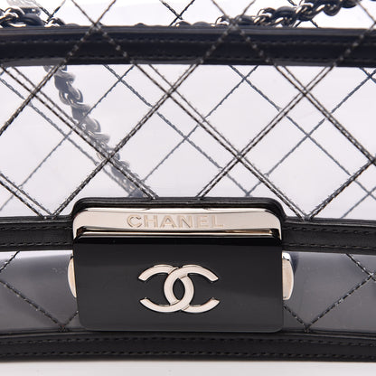 Chanel PVC Lambskin Quilted Mini Beauty Lock Flap Black 9 of 9
