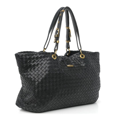 Bottega Veneta Nappa Intrecciato Large Capri Tote Black 5 of 25