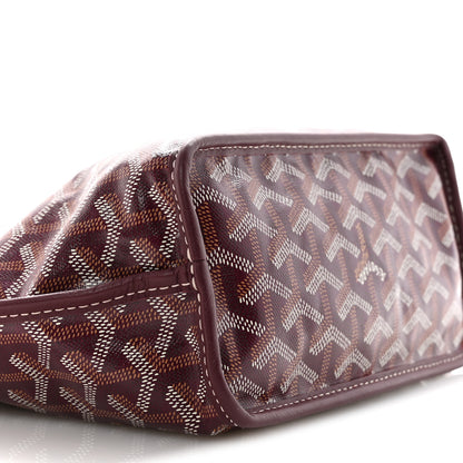 Goyard Goyardine Reversible Mini Anjou Burgundy 15 of 18