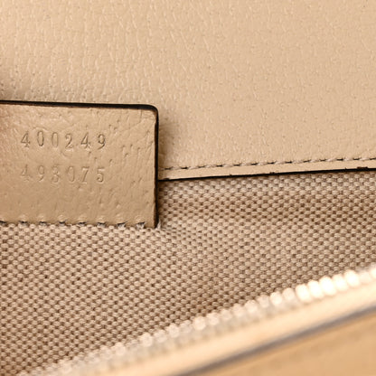Gucci Textured Calfskin Crystal Small Dionysus Shoulder Bag Mystic White 7 of 11