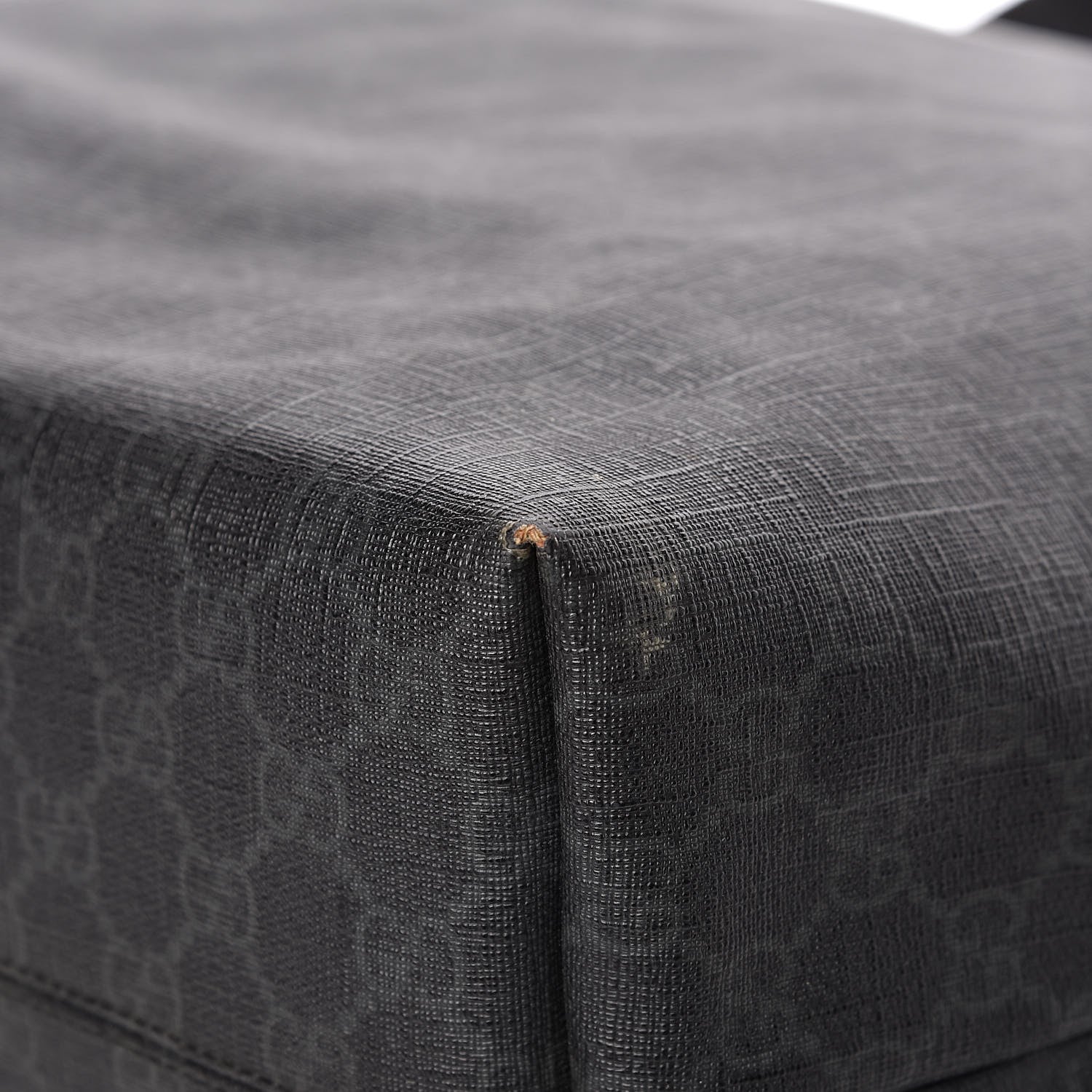 Gucci GG Supreme Monogram Web Handle Vertical Tote Black Grey 9 of 12